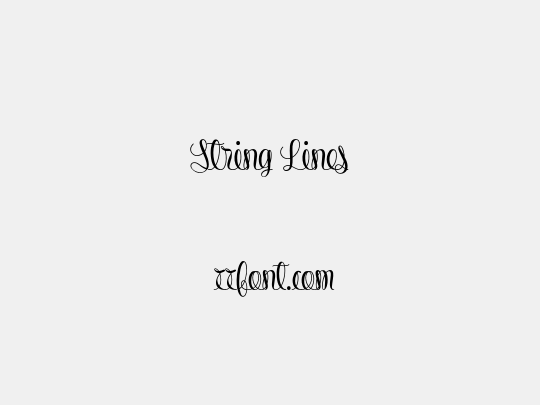 String Lines