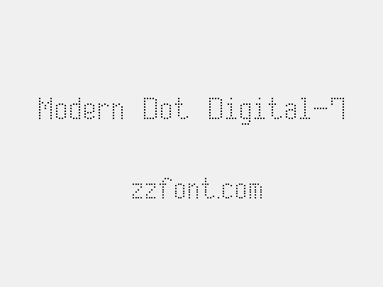 Modern Dot Digital-7