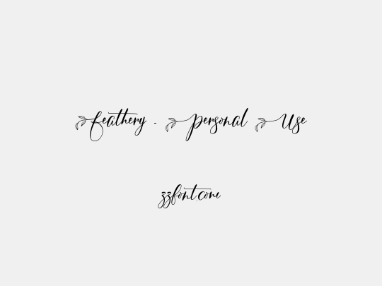 Feathery - Personal Use