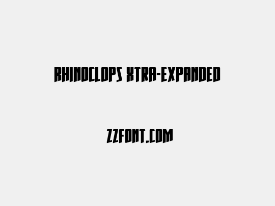 Rhinoclops Xtra-Expanded