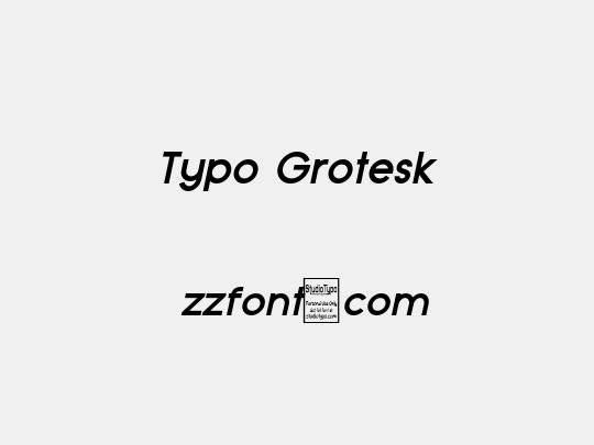 Typo Grotesk