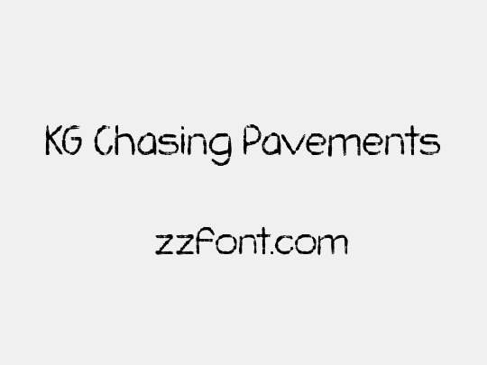 KG Chasing Pavements