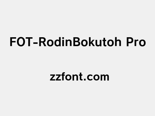 FOT-RodinBokutoh Pro