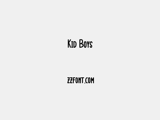 Kid Boys