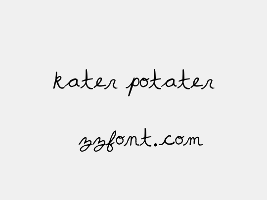 kater potater