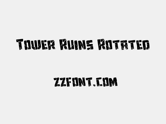 Tower Ruins Rotated