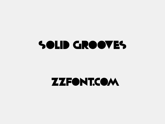 Solid Grooves