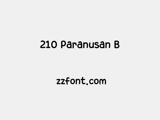 210 Paranusan B