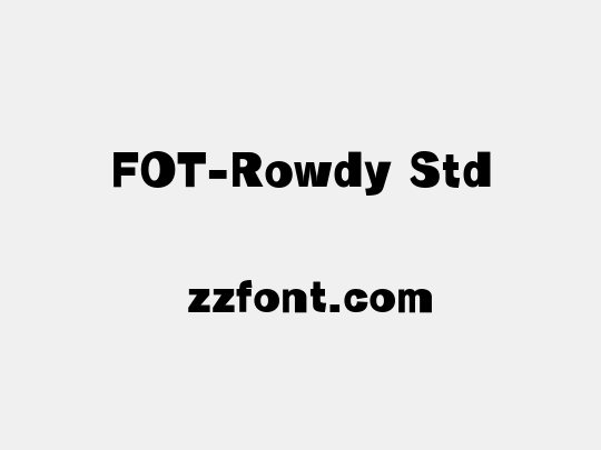 FOT-Rowdy Std