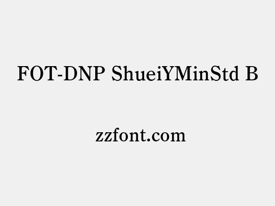 FOT-DNP ShueiYMinStd B