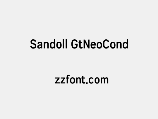 Sandoll GtNeoCond