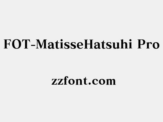 FOT-MatisseHatsuhi Pro