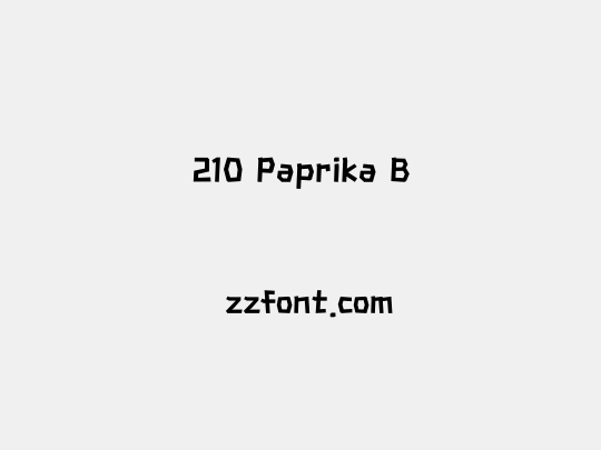 210 Paprika B