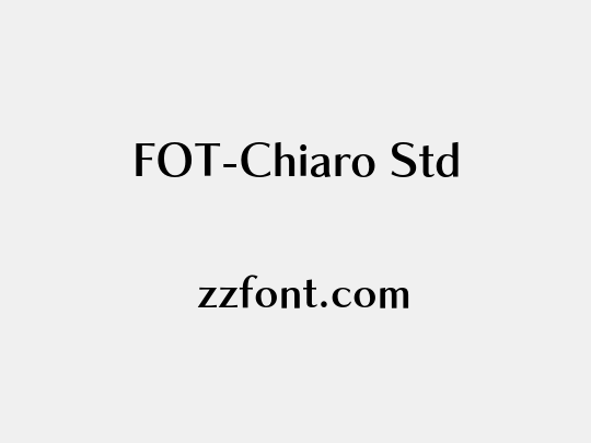 FOT-Chiaro Std