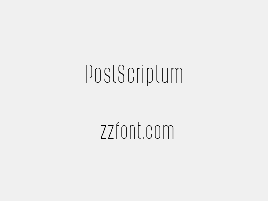 PostScriptum