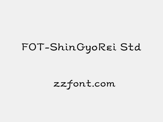 FOT-ShinGyoRei Std