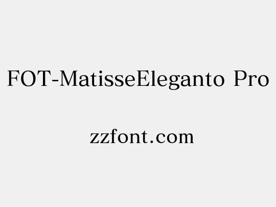 FOT-MatisseEleganto Pro