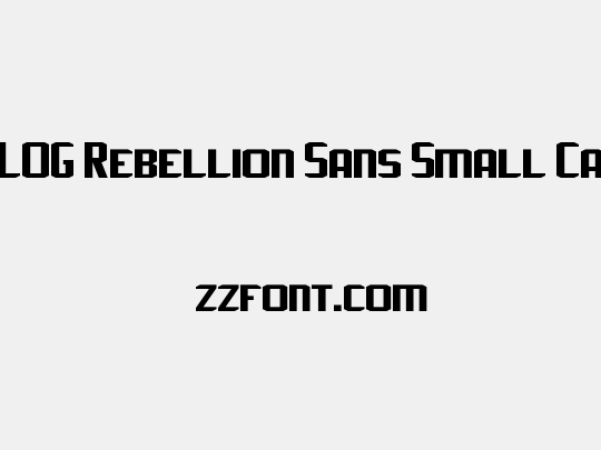J-LOG Rebellion Sans Small Caps