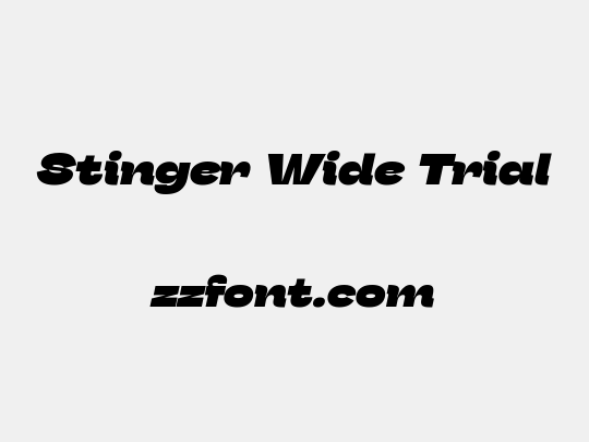 Stinger Wide Trial