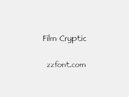 Film Cryptic