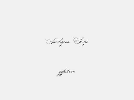 Aureligena Script