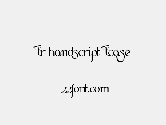 LR HandScript LCase