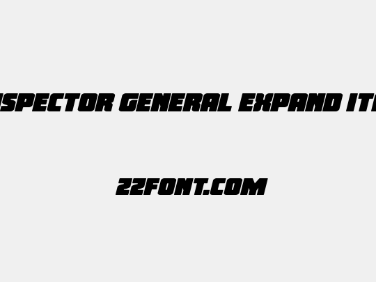 Inspector General Expand Ital