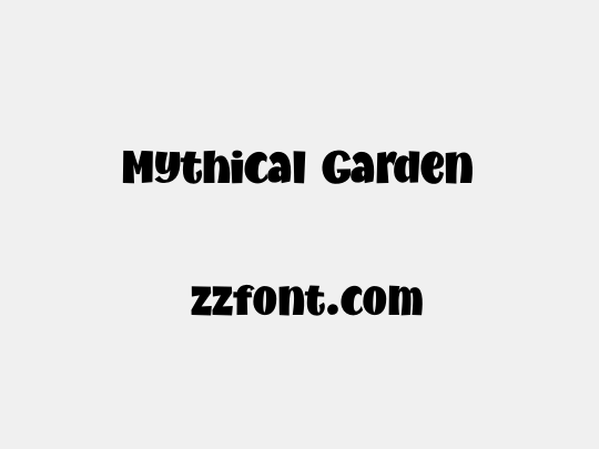 Mythical Garden