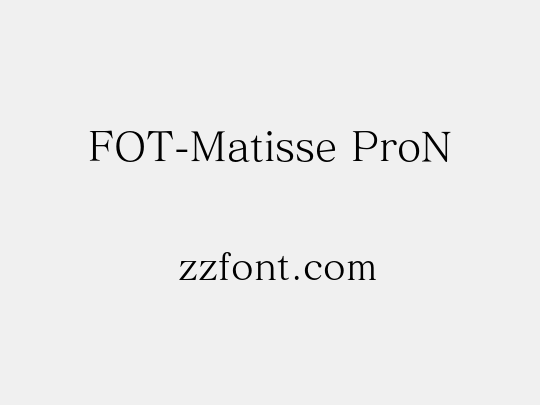 FOT-Matisse ProN