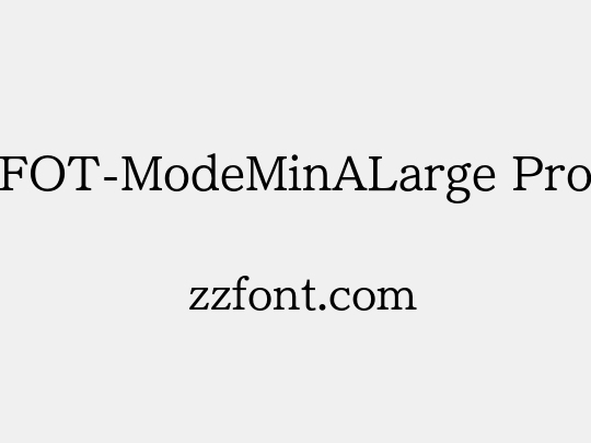 FOT-ModeMinALarge Pro