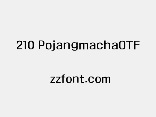 210 PojangmachaOTF