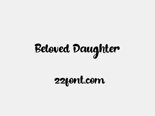 Beloved Daughter