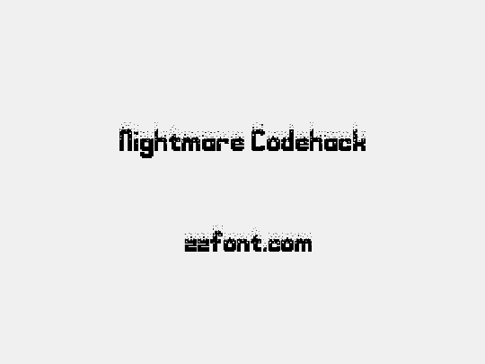Nightmare Codehack