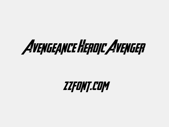 Avengeance Heroic Avenger