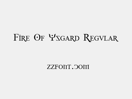 Fire Of Ysgard Regular