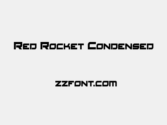 Red Rocket Condensed