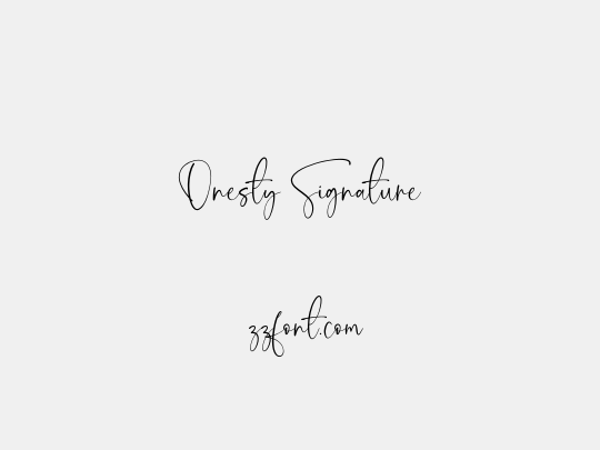 Onesty Signature