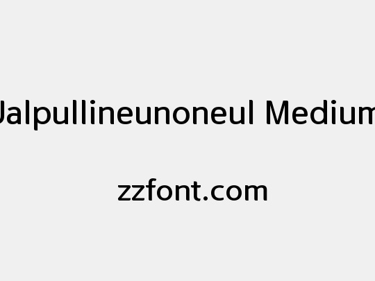 Jalpullineunoneul Medium