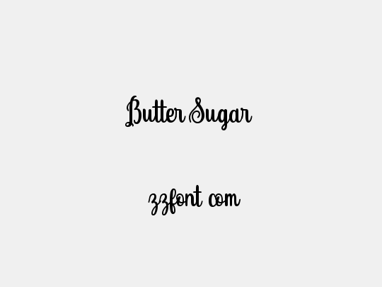 Butter Sugar