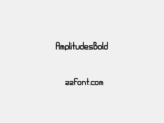 AmplitudesBold