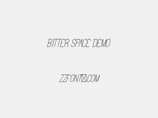 Bitter Space Demo