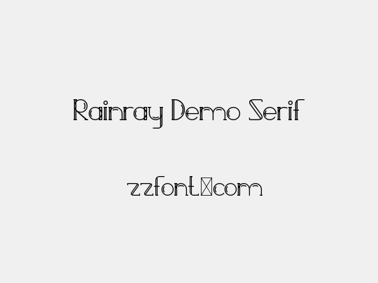 Rainray Demo Serif