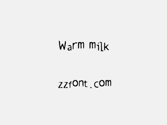 Warm milk