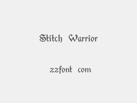 Stitch Warrior