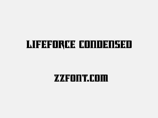 Lifeforce Condensed