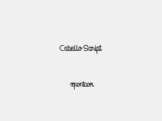 Cabello Script