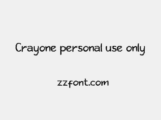Crayone personal use only