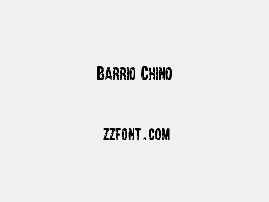 Barrio Chino