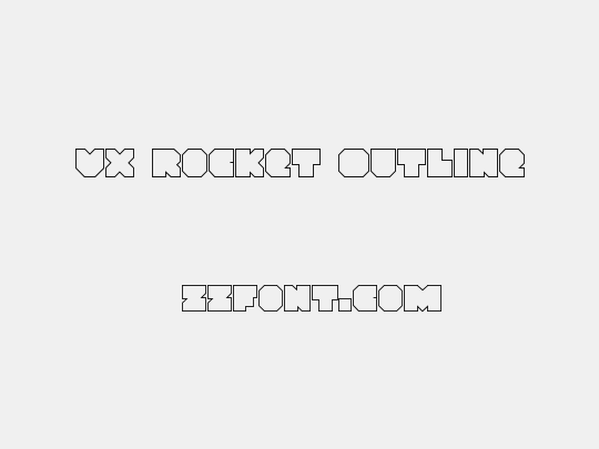 VX Rocket Outline