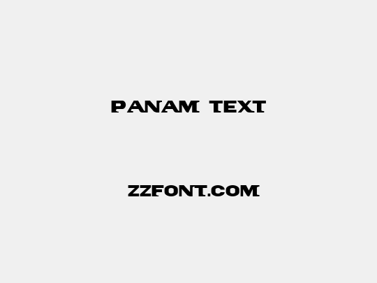 PanAm Text